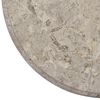 vidaXL Table Top Grey Ø50x2.5 cm Marble
