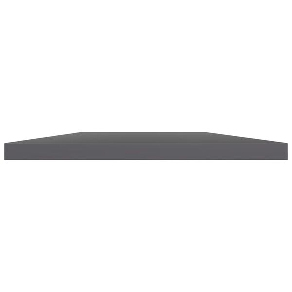 vidaXL Bookshelf Boards 4 pcs High Gloss Grey 40x30x1.5 cm Engineered Wood
