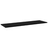 vidaXL Bookshelf Boards 8 pcs Black 100x30x1.5 cm Engineered Wood