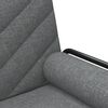 vidaXL Sofa Bed with Armrests Dark Grey Fabric