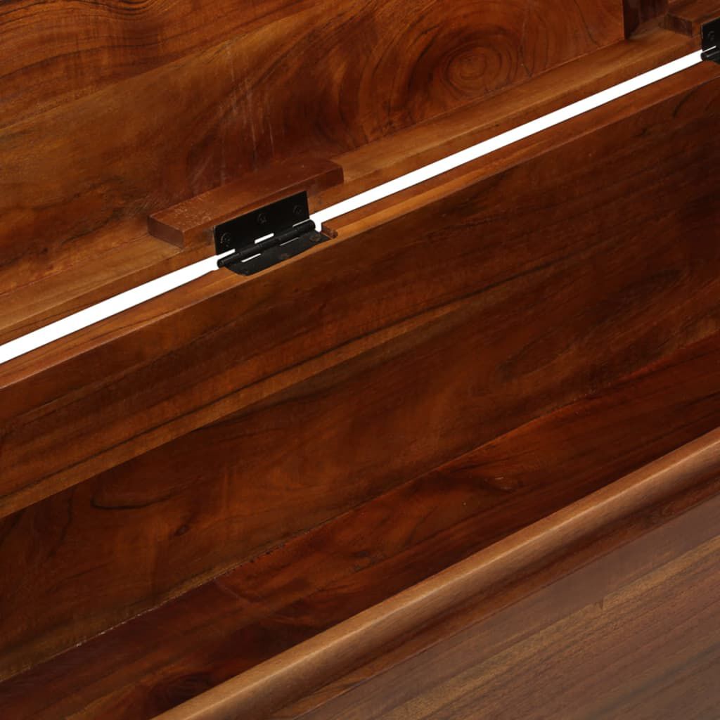 vidaXL Storage Trunk 110x35x41 cm Solid Acacia Wood