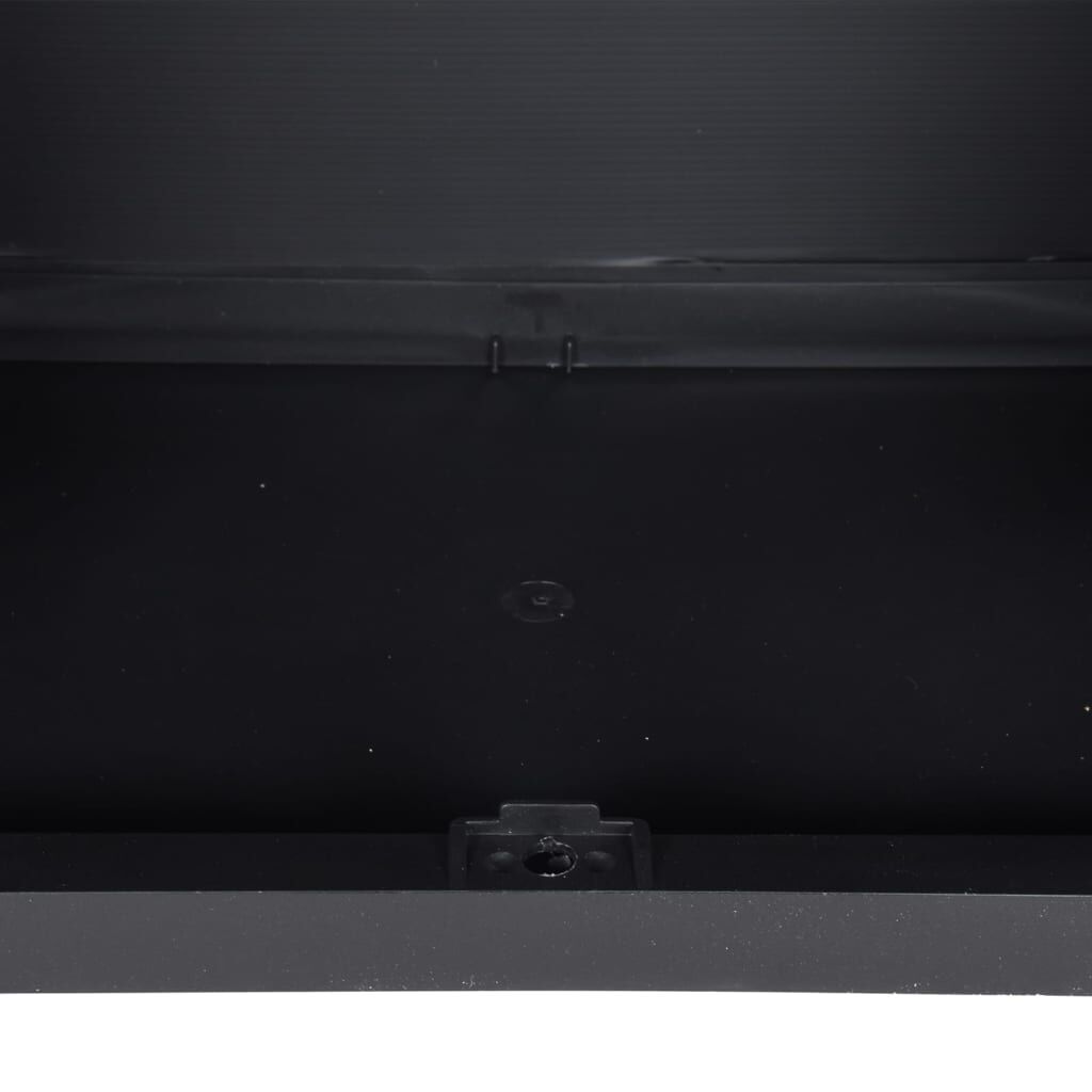 vidaXL Outdoor Storage Cabinet Grey and Black 65x37x165 cm PP