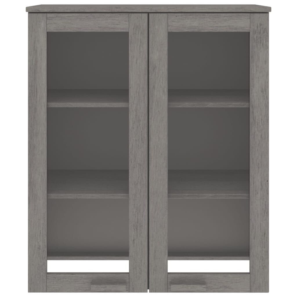 vidaXL Top for Highboard HAMAR Light Grey 85x35x100cm Solid Wood Pine