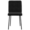 vidaXL Dining Chairs 2 pcs Black Velvet