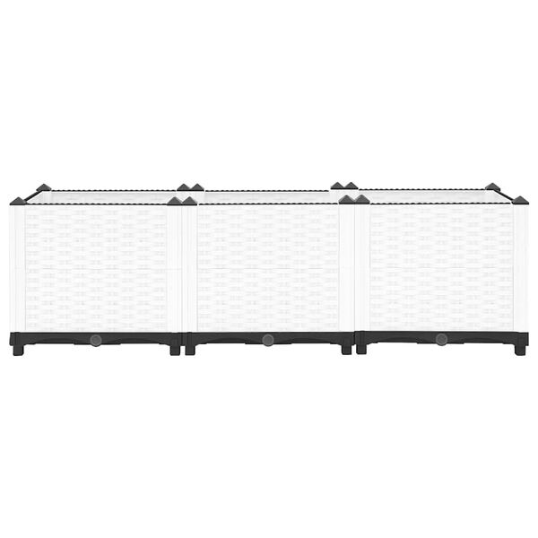 vidaXL Raised Bed 120x40x38 cm Polypropylene