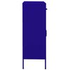 vidaXL Storage Cabinet Navy Blue 80x35x101.5 cm Steel
