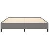 vidaXL Bed Frame without Mattress Dark Grey 193x203 cm King Fabric