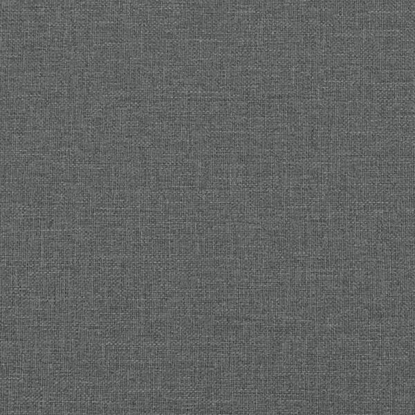 vidaXL 3-Seater Sofa with Footstool Dark Grey 180 cm Fabric