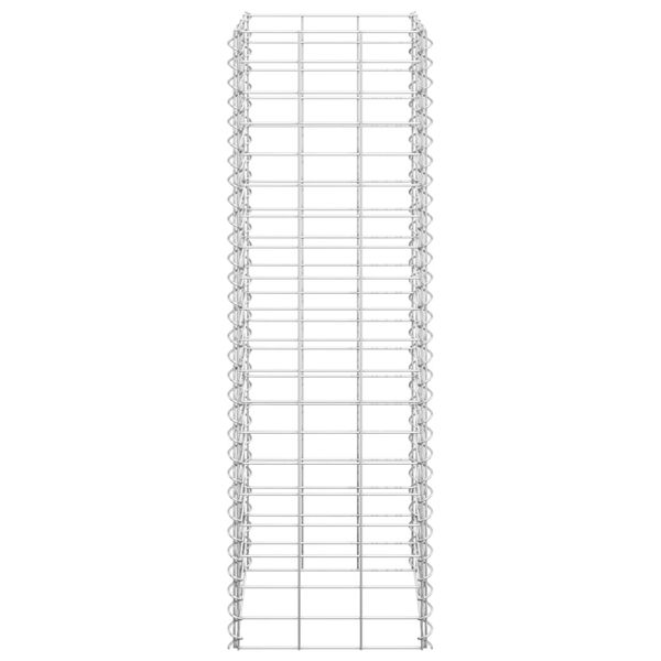 vidaXL Gabion Raised Beds 3 pcs 30x30x100 cm Iron