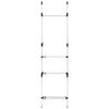 vidaXL Telescopic Wardrobe System with Rods and Shelf Aluminium