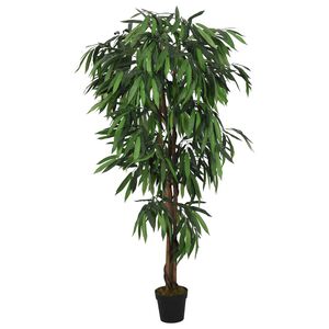 vidaXL Artificial Mango Tree 900 Leaves 180 cm Green