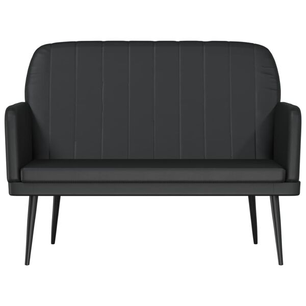 vidaXL Bench Black 107x80x81 cm Faux Leather