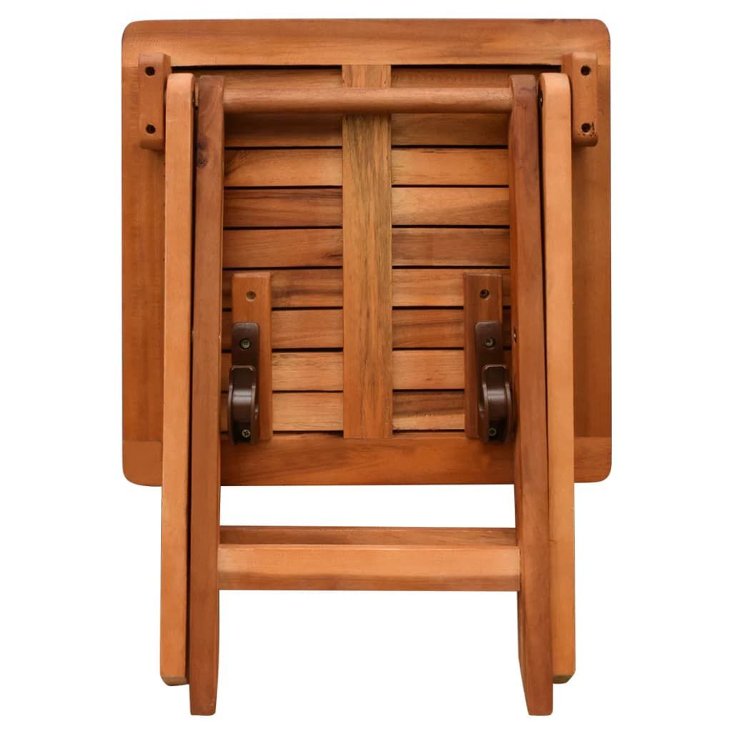 vidaXL Sun Loungers 2 pcs with Table Solid Acacia Wood