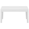 vidaXL 4 Piece Garden Lounge Set with Cushions Plastic White