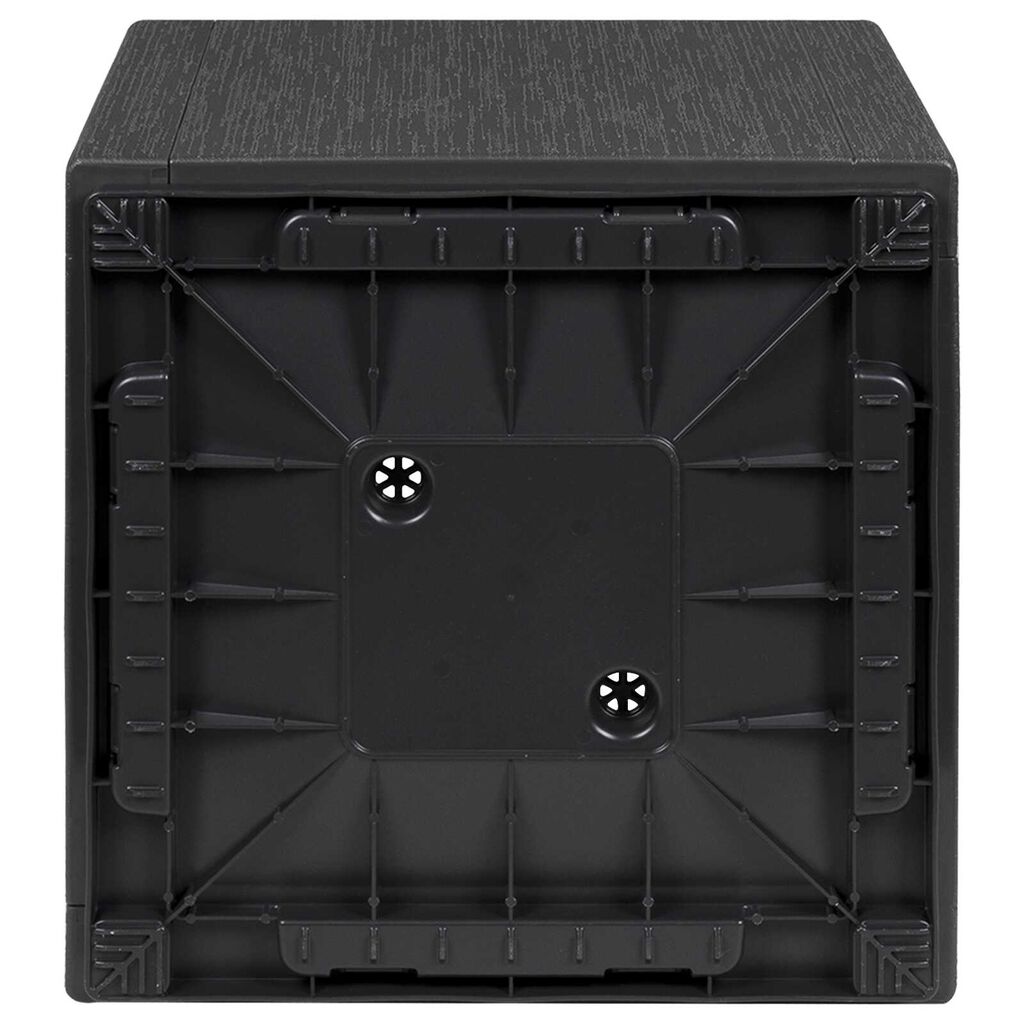 vidaXL Garden Planter in Dark Grey, 36x36x35 cm, made of PP