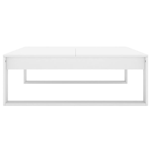 vidaXL Coffee Table White 100x100x35 cm Engineered Wood