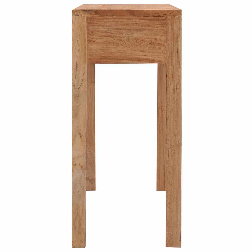 vidaXL Console Table 110x35x75 cm Solid Teak Wood