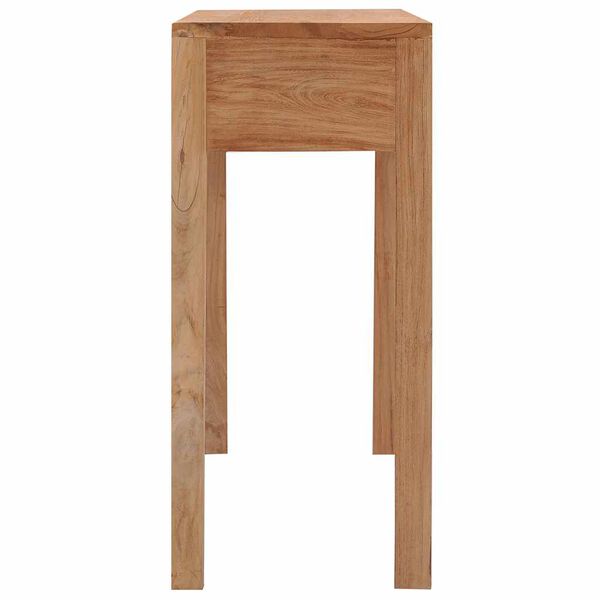 vidaXL Console Table 110x35x75 cm Solid Teak Wood