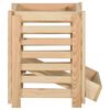 vidaXL Potato Box 60x40x50 cm Solid Pinewood