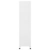 vidaXL Locker Cabinet White 90x40x180 cm Steel