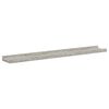 vidaXL Wall Shelves 2 pcs Concrete Grey 80x9x3 cm