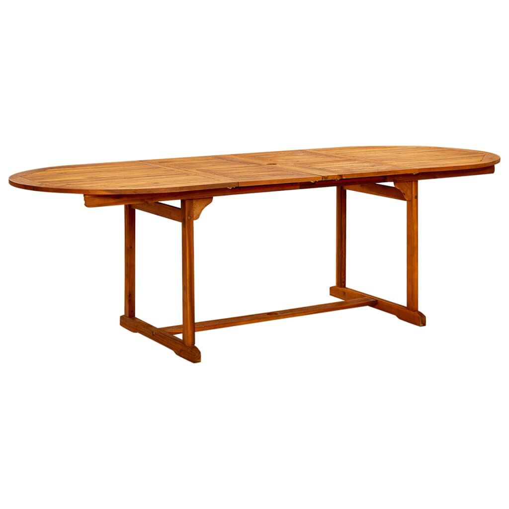 vidaXL 7 Piece Garden Dining Set Solid Wood Acacia