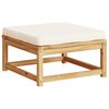 vidaXL 3 Piece Garden Lounge Set with Cushions Solid Wood Acacia