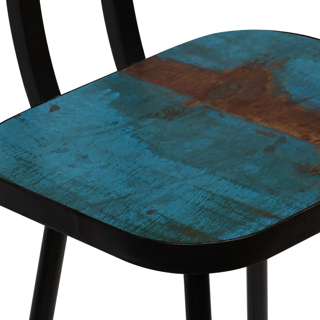 vidaXL Bar Set 3 Piece Solid Reclaimed Wood Multicolour