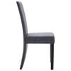 vidaXL Dining Chairs 4 pcs grey Faux Suede Leather