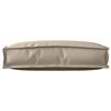vidaXL Cushion Taupe 60 x 40 x 12 cm Oxford Fabric
