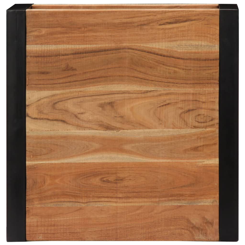 vidaXL Coffee Table 60x60x40 cm Solid Acacia Wood