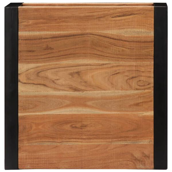 vidaXL Coffee Table 60x60x40 cm Solid Acacia Wood