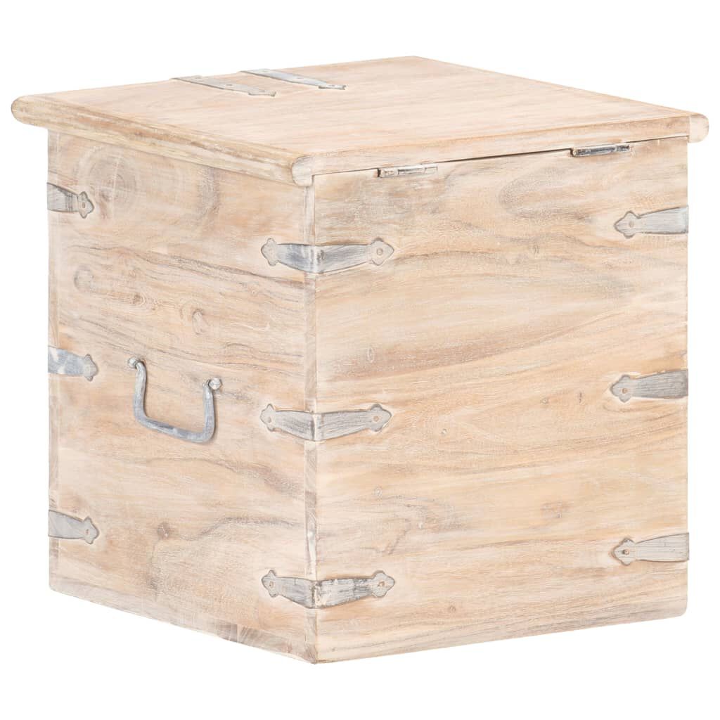 vidaXL Chest 40x40x40 cm Solid Acacia Wood