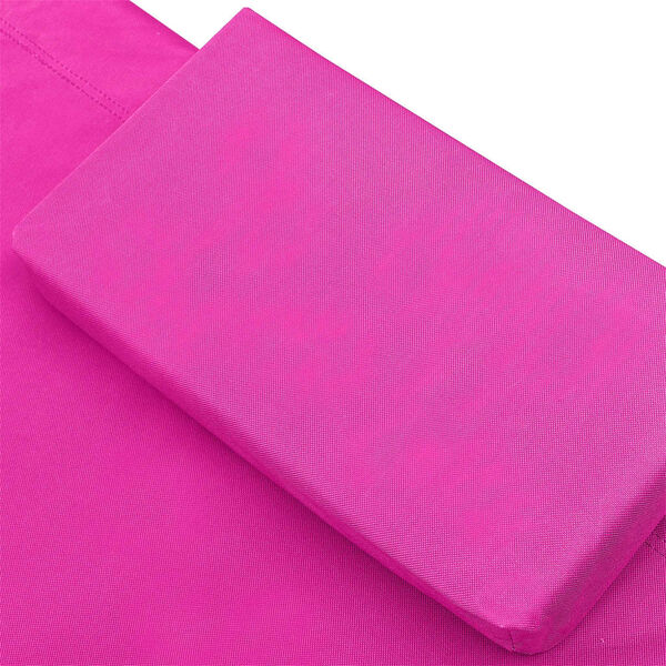 vidaXL Outdoor Lounge Bed Fabric Pink