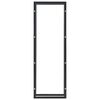 vidaXL Firewood Rack Black 50x20x150 cm Steel