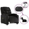 vidaXL Electric Massage Recliner Chair Black Faux Leather