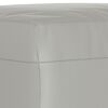 vidaXL Footstool Light Grey 60x50x41 cm Microfibre Fabric