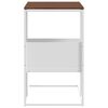 vidaXL Side Table white 55x36x59.5 cm Engineered Wood