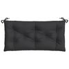 vidaXL Garden Bench Cushions 2pcs Black 100x50x7 cm Oxford Fabric