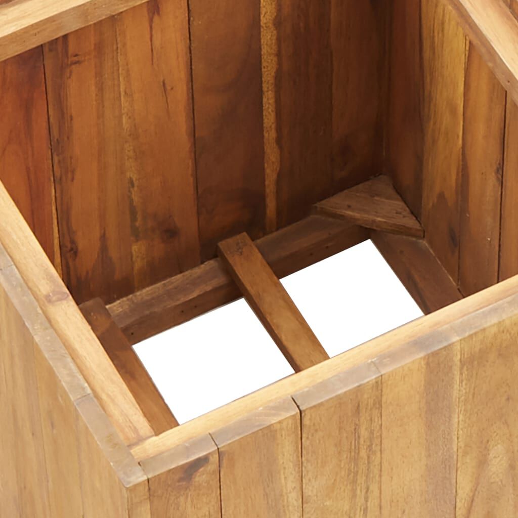 vidaXL Garden Raised Bed Pot 24.5x24.5x25 cm Solid Acacia Wood