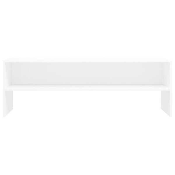 vidaXL TV Cabinet White 120x40x40 cm Engineered Wood