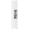 vidaXL Bathroom Cabinet White 30x30x183.5 cm Engineered Wood