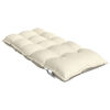 vidaXL Lowback Chair Cushions 6 pcs Cream Oxford Fabric