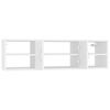 vidaXL Wall Shelf White 102x30x29 cm Engineered Wood