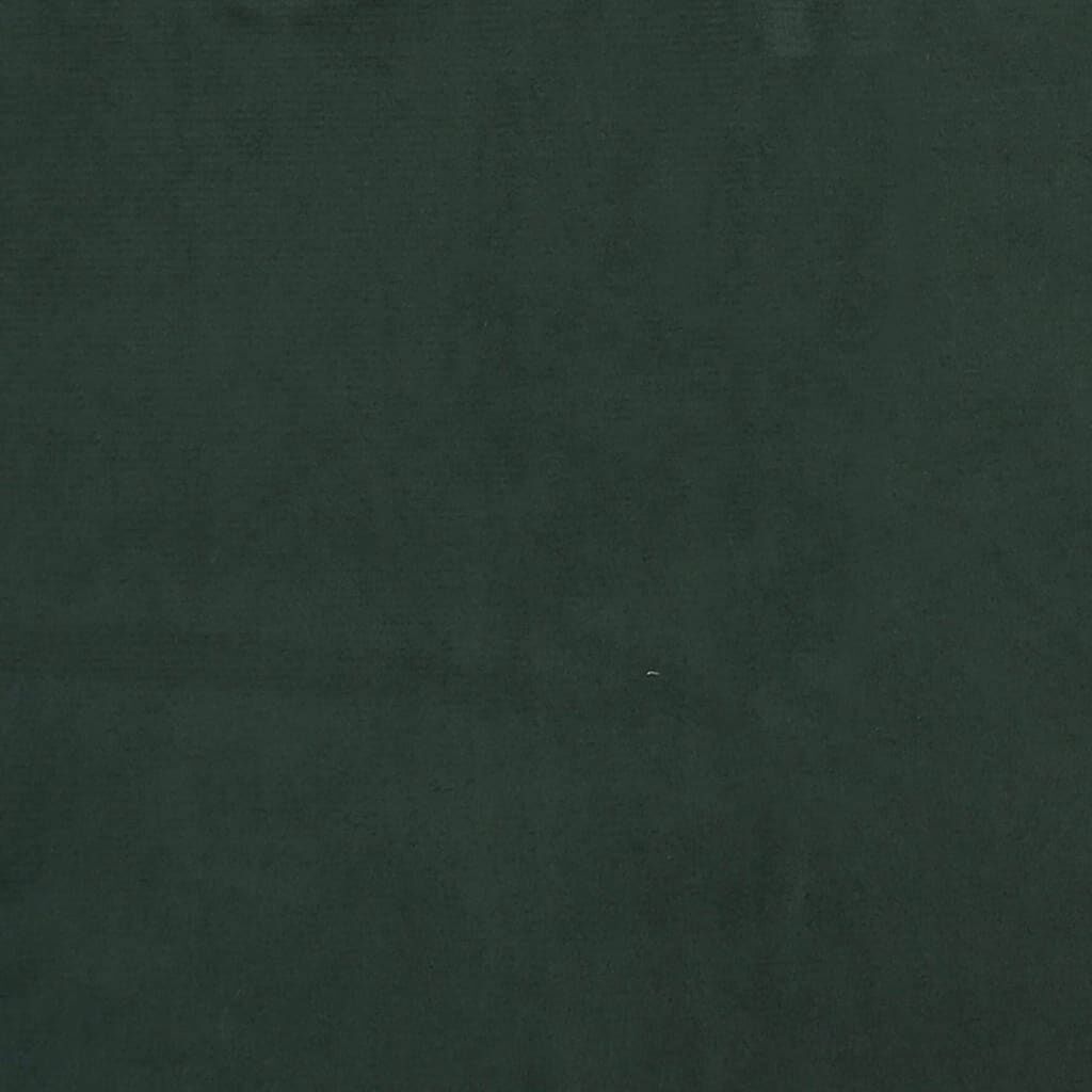 vidaXL Relaxing Chair Dark Green Velvet