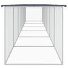 vidaXL Chicken Cage with Roof Anthracite 603x98x90 cm Galvanised Steel