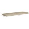 vidaXL Floating Wall Shelves 4 pcs Oak 80x23.5x3.8 cm MDF