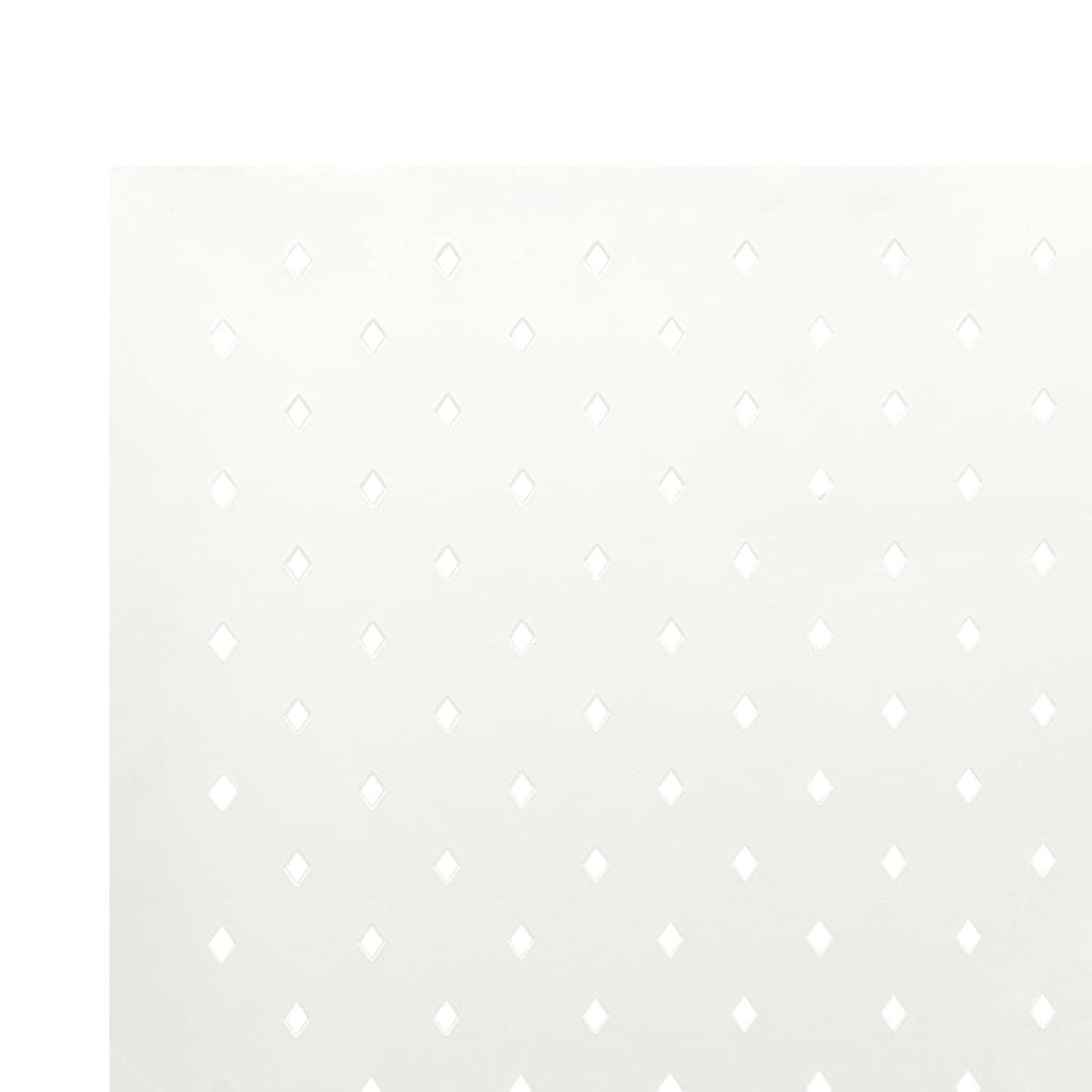 vidaXL 3-Panel Room Divider White 120x180 cm Steel