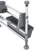 vidaXL Adjustable Kitchen Organiser Aluminium