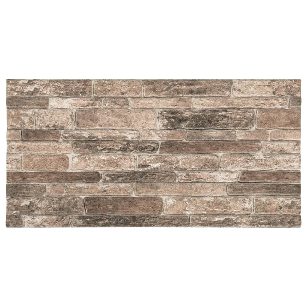vidaXL 3D Wall Panels with Multicolour Brick Design 10 pcs EPS